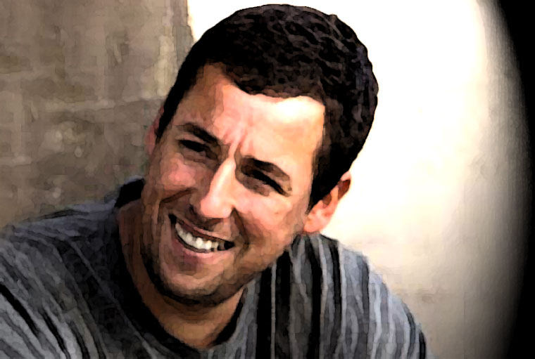 Adam Sandler Watercolor Portrait