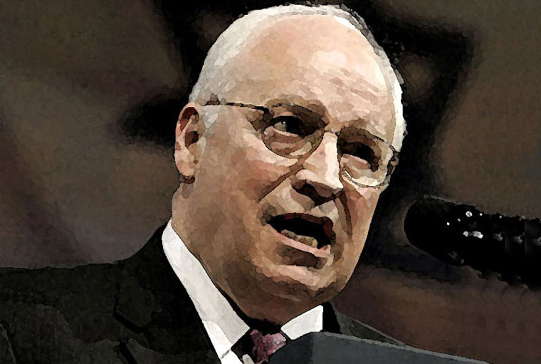 Dick Cheney Watercolor Portrait