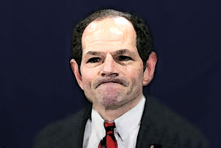 Eliot Spitzer Watercolor Portrait