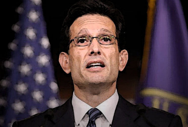 Eric Cantor Watercolor Portrait