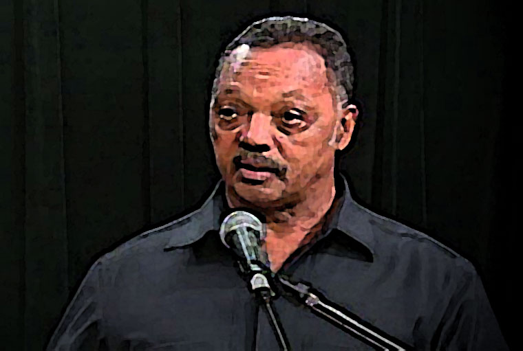 Jesse Jackson Watercolor Portrait