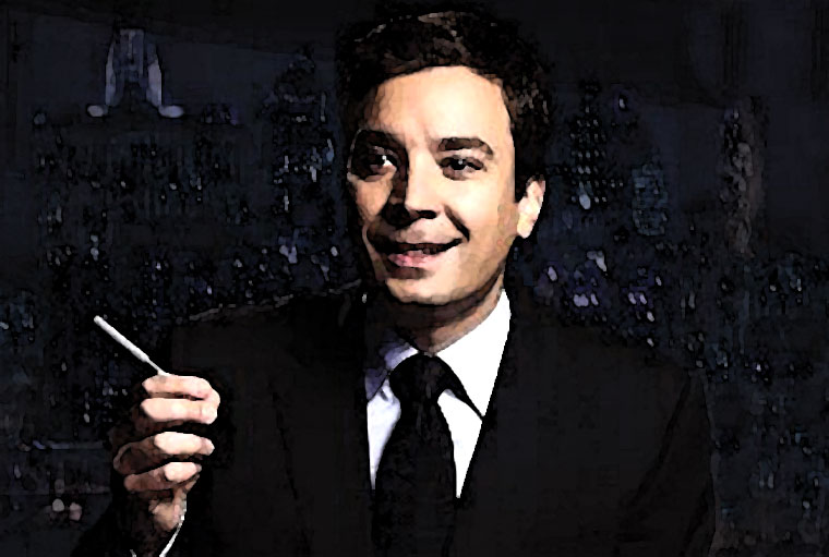 Jimmy Fallon Watercolor Portrait