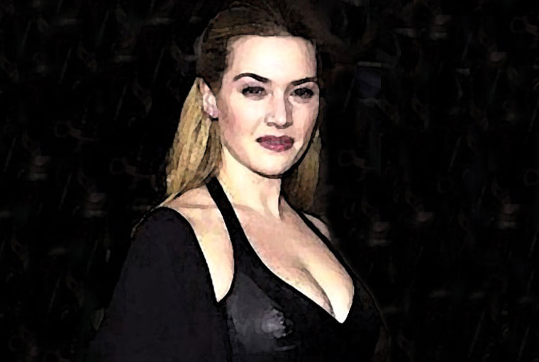 Kate Winslet Watercolor Portrait