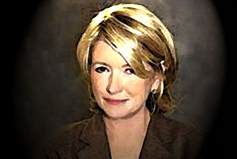 <b>Martha Stewart</b> Watercolor Portrait - marthastewart