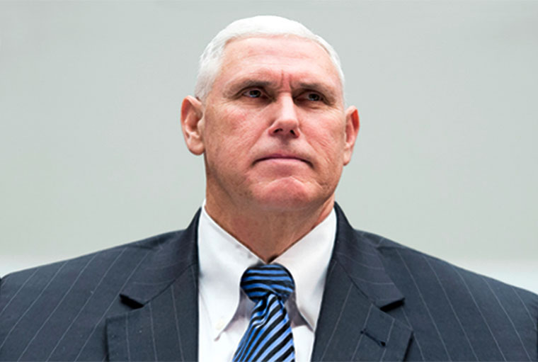 Mike Pence Watercolor Portrait