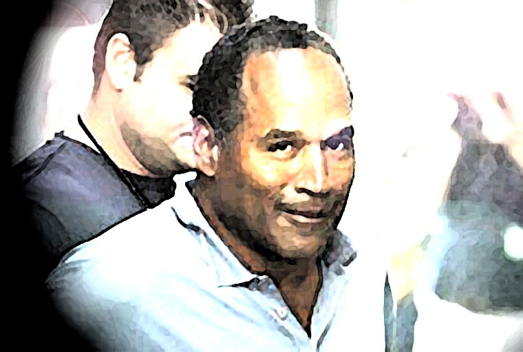 O.J. Simpson Watercolor Portrait