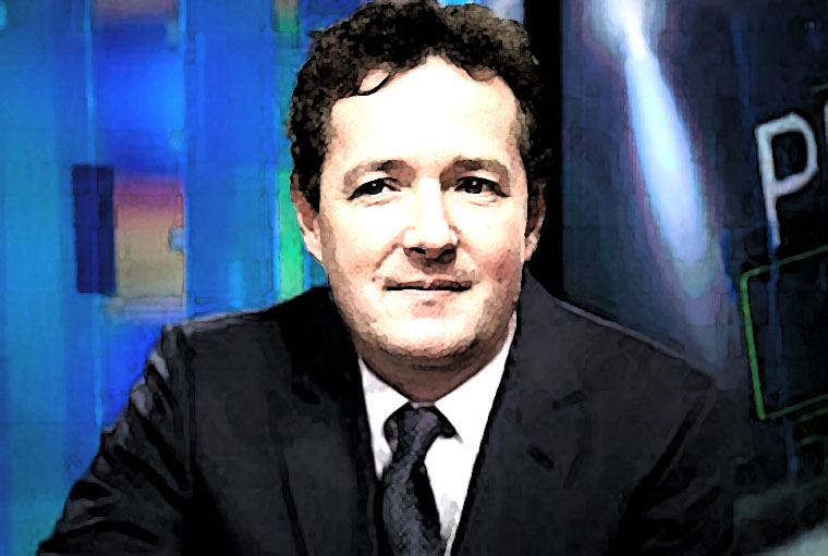 Piers Morgan Watercolor Portrait