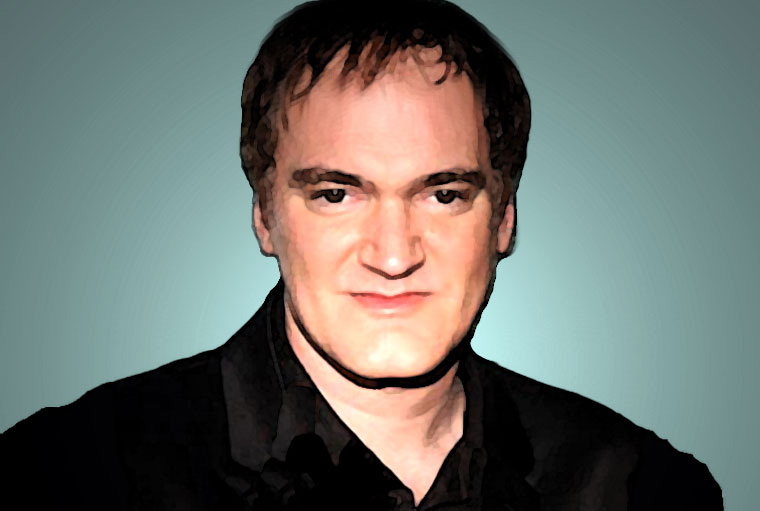 Quentin Tarantino Watercolor Portrait