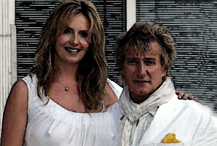 Rod Stewart Watercolor Portrait