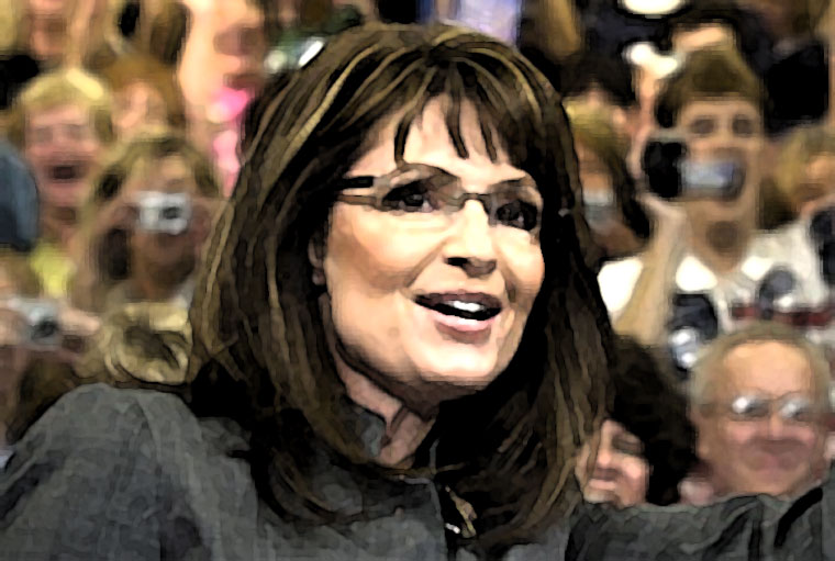 Sarah Palin Watercolor Portrait