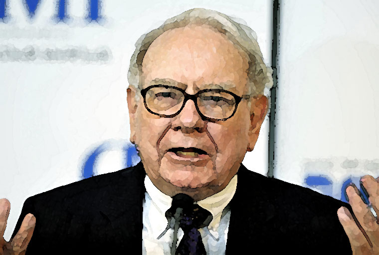 Warren Buffett Watercolor Portrait